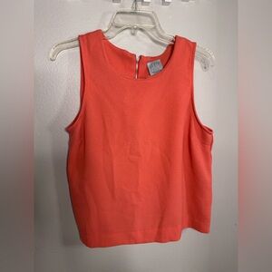Paraphrase Vibrant Orange Tank Top